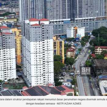 Rumah harga RM200,001-RM300,000 paling sesuai dengan kemampuan majoriti rakyat.